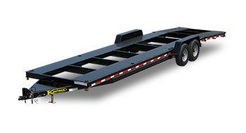 trailers trailer kaufman kaufmantrailers truck single bed gooseneck deck tag double floor
