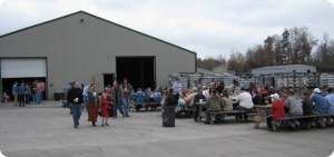 Kaufman Trailers Thanksgiving bbq dinner