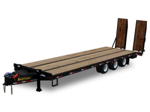 Heavy Equipment Flatbed Triaxle Trailers