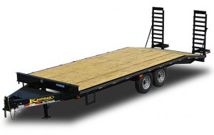 Deluxe 12000 GVWR Flatbed Utility Trailer Kaufman Trailers