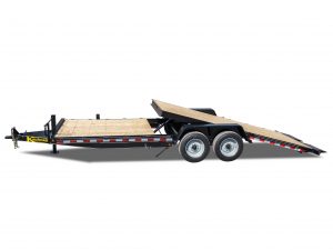 17000 GVWR Deluxe Wood Floor Tilt Equipment Trailer