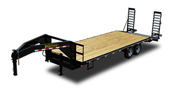 trailer gooseneck flatbed trailers gvwr ft kaufman kaufmantrailers standard deluxe quote request pins