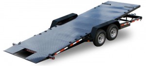 Diamond Floor Tilt Car Trailer