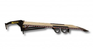 Deluxe 25900 GVWR Flatbed Tilt Gooseneck Trailer