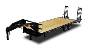 Deluxe 17000 GVWR Flatbed Gooseneck Trailer