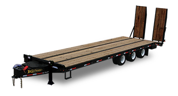 Heavy Equipment Flatbed Triaxle Trailer