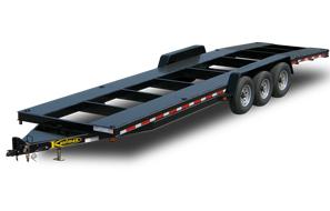 Tri-axle Two Car Trailer