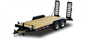 Wood Floor Equipment Trailer