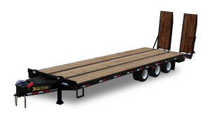 62000 GVWR Heavy Equipment Flatbed Trailer