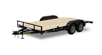 Wood Floor Flatbed Utility Trailers