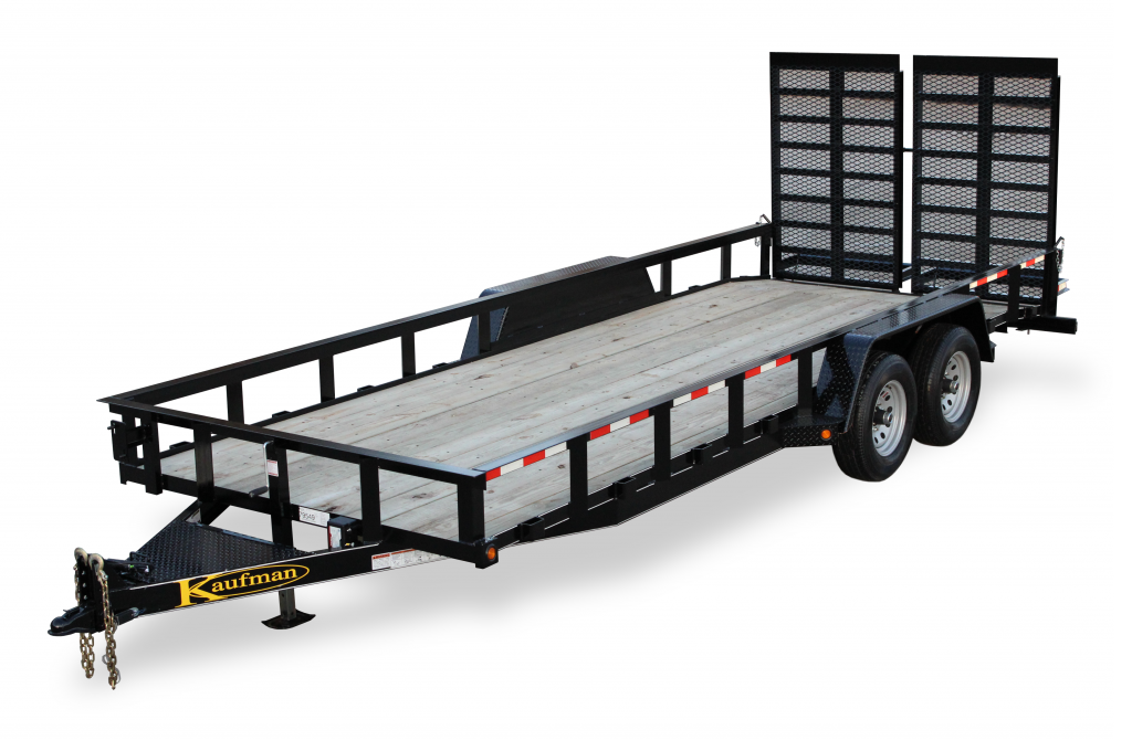 deluxe landscape utility trailer 10000 gvwr by kaufman led flatbed lights