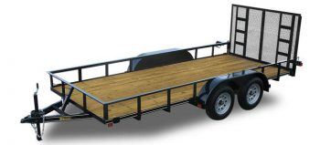 Basic Tandem Axle Utility Trailer 6000 GVWR