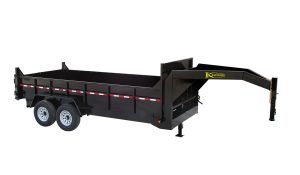 15000 GVWR Deluxe Gooseneck Dump Trailer