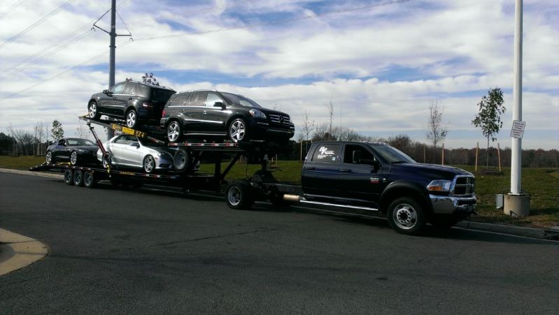 Kaufman Trailer's 4 Car Trailer In Action - Kaufman Trailers Blog