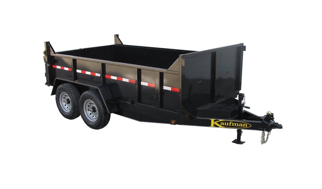 12,000 GVWR 12'x80" Dump Trailer - Deluxe