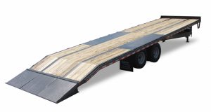 25,000 GVWR Hydraulic Tilt Flatbed Trailer – Deluxe