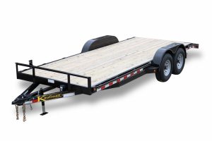 Deluxe 12000 GVWR Flatbed Utility Trailer – 20 ft.