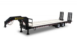 Deluxe 38000 GVWR 30 ft Tandem Dual Gooseneck Trailer – Two 15K