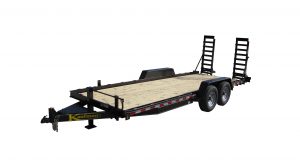Wood Deck Skid Steer Trailer
