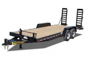 17000 GVWR Deluxe Wood Floor Equipment Trailer