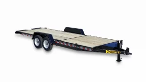 Deluxe Tilt Equipment Trailer - Wood Floor